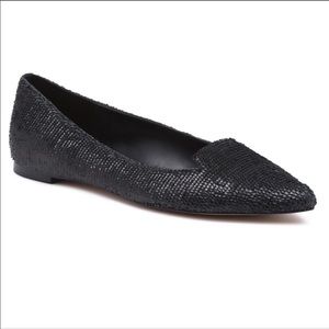 Karl Lagerfeld • Black Flats - smoking shoes